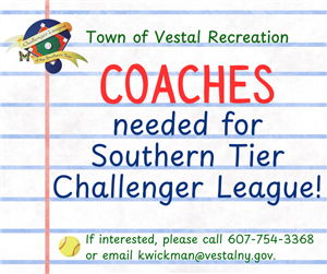 Coaches Needed